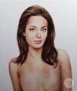 Портрет Анджелины Джоли без груди продадут на аукционе